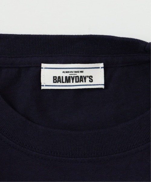 BALMYDAY'S(バルミーデイズ)の「《追加》BALMYDAYS/バルミーデイズ SLOBE別注 FELIX Tシャツ1 BAL-25SS87(Tシャツ/カットソー・レディース・ネイビー/ホワイト・FREE)」の8枚目の写真
