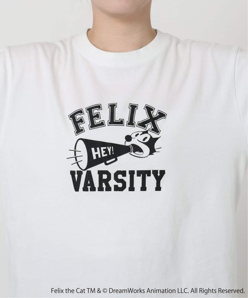 BALMYDAY'S(バルミーデイズ)の「《追加》BALMYDAYS/バルミーデイズ SLOBE別注 FELIX Tシャツ1 BAL-25SS87(Tシャツ/カットソー・レディース・ネイビー/ホワイト・FREE)」の12枚目の写真