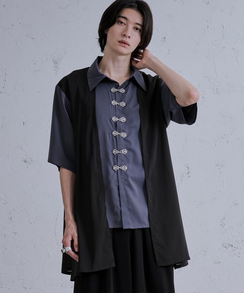 MELT THE LADY 半袖Tシャツ・ブラウス・ジャケットセット　まとめ売り セール】〈手洗い可能〉オープン カラー シャツ ジャケット