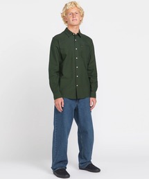 VOLCOM({R)́yVOLCOM/{Rz Veeco Oxford Long Sleeve Shirt /|PbgIbNXtH[hVc(Vc/uEX)