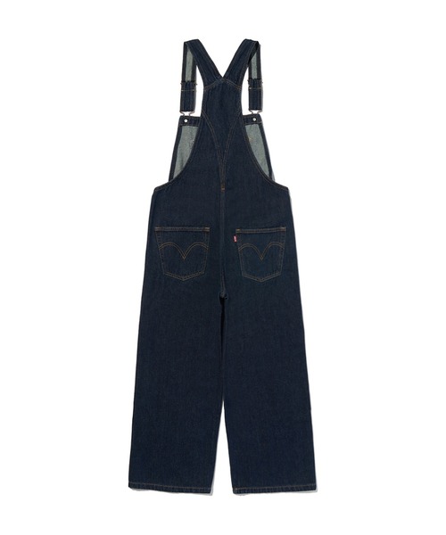 セール】Levi's/リーバイス BAGGY ハイウエスト オーバーオール ダーク