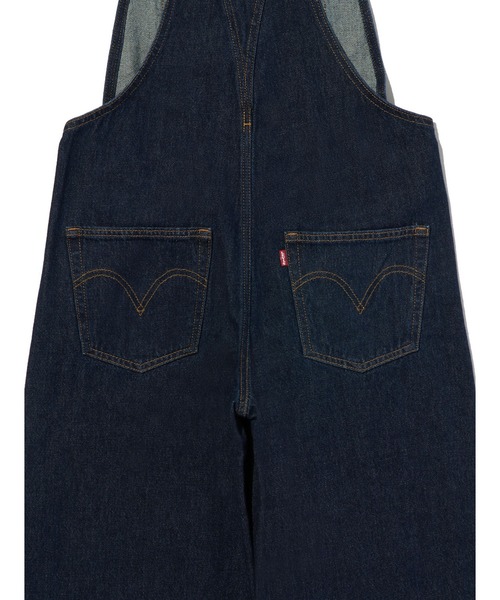セール】Levi's/リーバイス BAGGY ハイウエスト オーバーオール ダーク