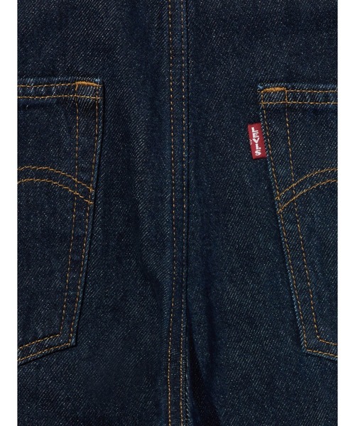 Levi's（リーバイス）の「Levi's/リーバイス BAGGY ハイウエスト オーバーオール ダークインディゴブルー（サロペット/オーバーオール・レディース・ダークインディゴブルー・XS/S/M）」の11枚目の写真