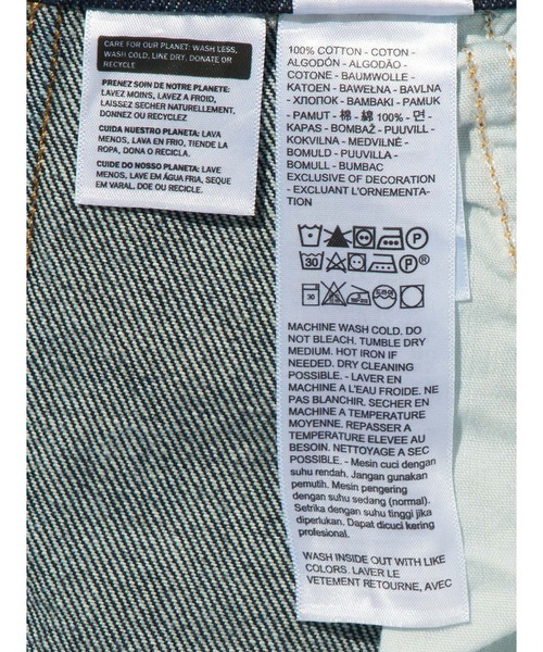 Levi's（リーバイス）の「Levi's/リーバイス BAGGY ハイウエスト オーバーオール ダークインディゴブルー（サロペット/オーバーオール・レディース・ダークインディゴブルー・XS/S/M）」の15枚目の写真