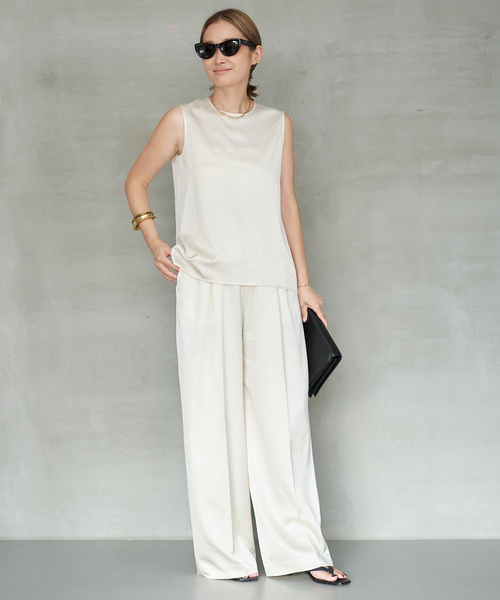 Minimal Satin ブラウス（シャツ/ブラウス）｜Deuxieme Classe