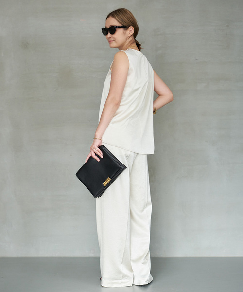 Minimal Satin ブラウス（シャツ/ブラウス）｜Deuxieme Classe