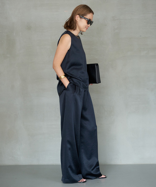 Minimal Satin ブラウス（シャツ/ブラウス）｜Deuxieme Classe