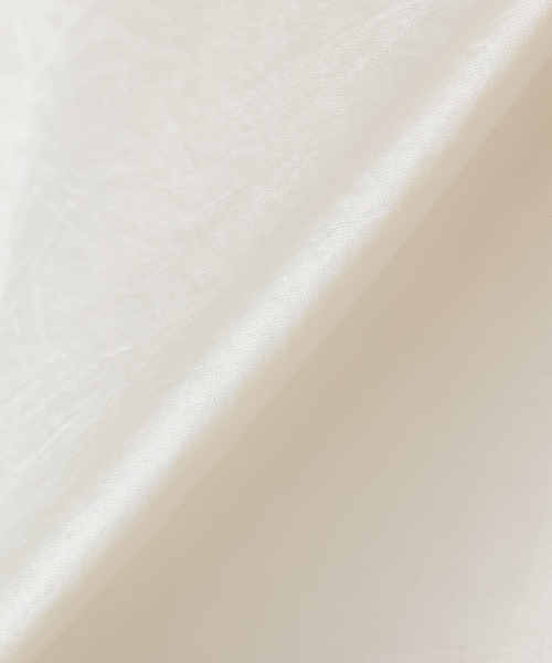 Deuxieme Classe(ドゥーズィエムクラス)の「Minimal Satin ブラウス(シャツ/ブラウス・レディース・ホワイト/ネイビー・FREE)」の9枚目の写真