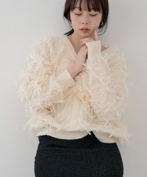 Bab（バブ）の「前後2WAYシャギーニットトップス（ニット/セーター・レディース）」