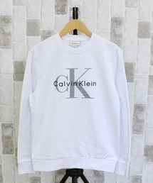 Calvin Klein(JoENC)CK mOS XEFbg N[lbN MONOLOGO FLEECE CREW NECK(XEFbg)