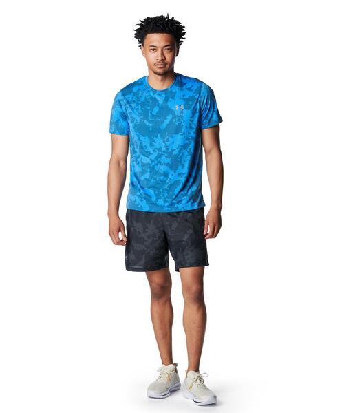 UNDER ARMOUR(アンダーアーマー)の「UAローンチ プリント ショートスリーブ Tシャツ(ランニング/メンズ)(Tシャツ/カットソー・メンズ・ブルー系・S/L/XL/M)」の3枚目の写真
