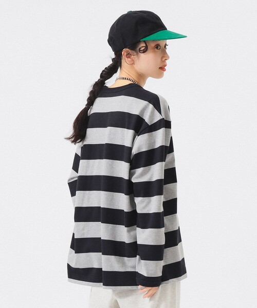 tシャツ 「別注」LACOSTE / ボーダー ロングスリーブ Tシャツ レディース 別注】LACOSTE / ボーダー ロングスリーブ Tシャツ（Tシャツ