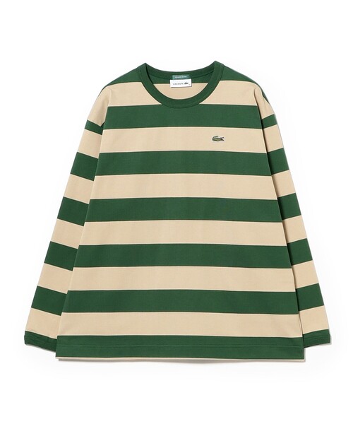 LACOSTE ラコステ　レディース　ボーダー長袖　サイズ40 *新品未使用 別注】LACOSTE / ボーダー ロングスリーブ Tシャツ（Tシャツ