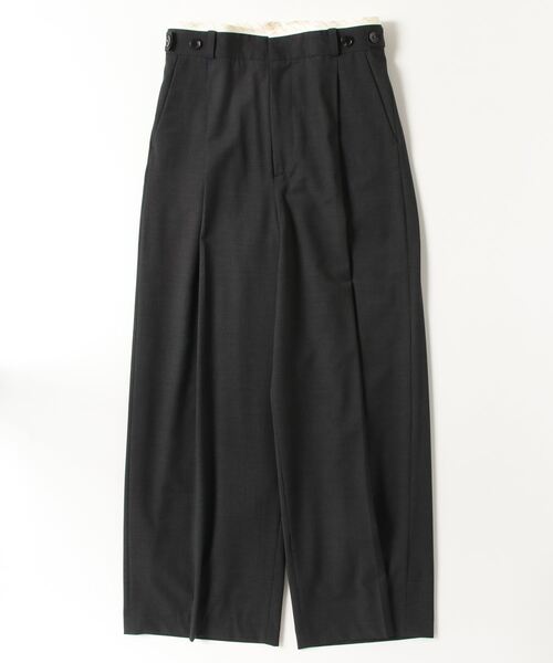 PRANK PROJECT ワイドスラックス フェイクレザーボリュームワイドパンツ / Synthetic Leather