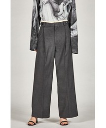 ウーステッドセンタープレスワイドパンツ / Worsted Center Press Wide Pants