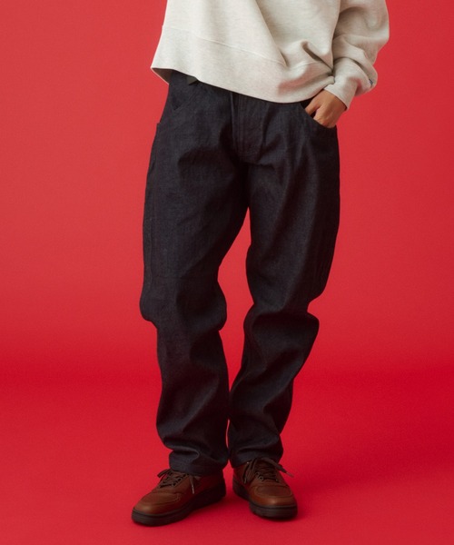 KAVU(カブー)の「KAVU/カブー Denim Cilliwack Pant/デニムチリワックパンツ(デニムパンツ・メンズ・ブラック/ネイビー・SMALL/LARGE/MEDIUM)」の2枚目の写真