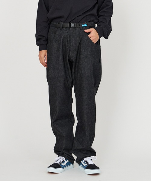 KAVU(カブー)の「KAVU/カブー Denim Cilliwack Pant/デニムチリワックパンツ(デニムパンツ・メンズ・ブラック/ネイビー・SMALL/LARGE/MEDIUM)」の3枚目の写真