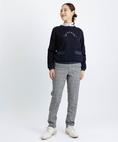 Picone CLUB（ピッコーネクラブ）の「グレンチェック柄パンツ（その他パンツ・レディース・ネイビー/グレー/ホワイト・LL/L/M）」の11枚目の写真
