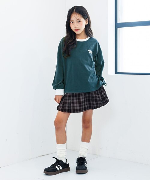 algy（アルジー）の「ハートバックロゴロンT（Tシャツ/カットソー・キッズ・ブラック/ブルー/オフホワイト・XX-SMALL/X-SMALL/MEDIUM/SMALL）」の16枚目の写真