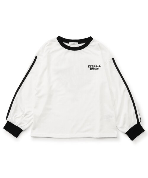 algy（アルジー）の「ハートバックロゴロンT（Tシャツ/カットソー・キッズ・ブラック/ブルー/オフホワイト・XX-SMALL/X-SMALL/MEDIUM/SMALL）」の7枚目の写真