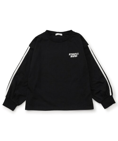 algy（アルジー）の「ハートバックロゴロンT（Tシャツ/カットソー・キッズ・ブラック/ブルー/オフホワイト・XX-SMALL/X-SMALL/MEDIUM/SMALL）」の4枚目の写真