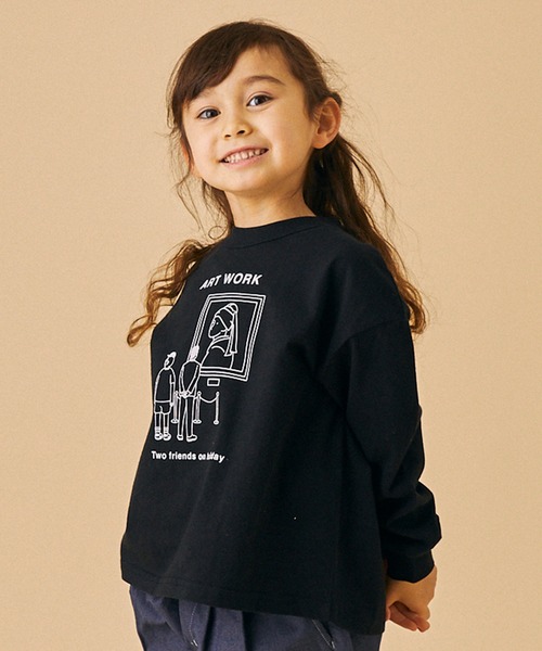 FOV（フォブ）の「フォブ ARTS L/S Tシャツ（Tシャツ/カットソー・キッズ・ホワイト/ベージュ系その他/ブラック・L/XL/M/S）」の2枚目の写真