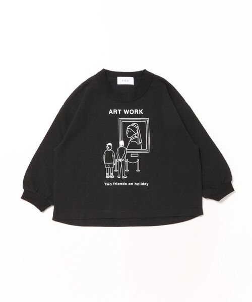 FOV（フォブ）の「フォブ ARTS L/S Tシャツ（Tシャツ/カットソー・キッズ・ホワイト/ベージュ系その他/ブラック・L/XL/M/S）」の14枚目の写真