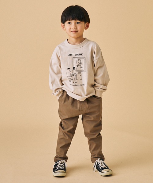 FOV（フォブ）の「フォブ ARTS L/S Tシャツ（Tシャツ/カットソー・キッズ・ホワイト/ベージュ系その他/ブラック・L/XL/M/S）」の8枚目の写真