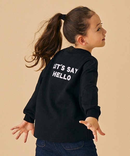 FOV（フォブ）の「FOV/フォブ Hello トレーナー（スウェット・キッズ・アッシュブラウン/ホワイト系その他2/ブラック・XL/L/M/S）」の6枚目の写真