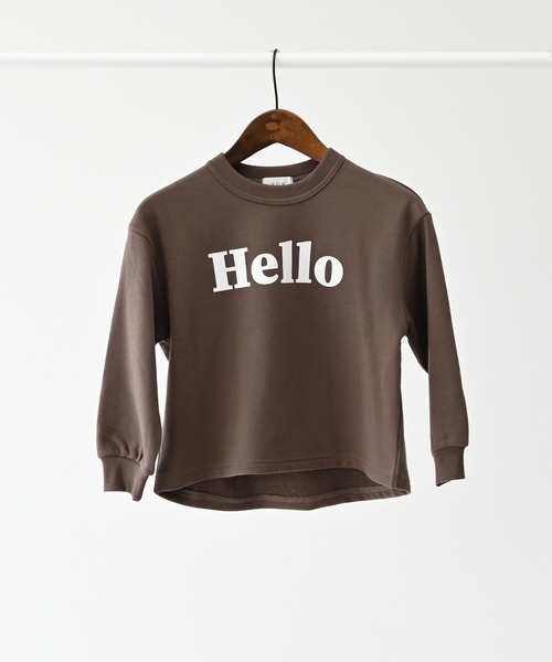 FOV（フォブ）の「FOV/フォブ Hello トレーナー（スウェット・キッズ・アッシュブラウン/ホワイト系その他2/ブラック・XL/L/M/S）」の14枚目の写真