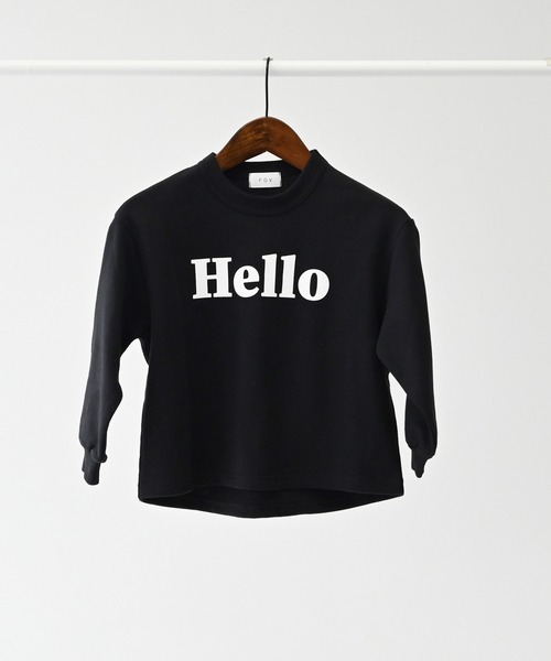 FOV（フォブ）の「FOV/フォブ Hello トレーナー（スウェット・キッズ・アッシュブラウン/ホワイト系その他2/ブラック・XL/L/M/S）」の16枚目の写真