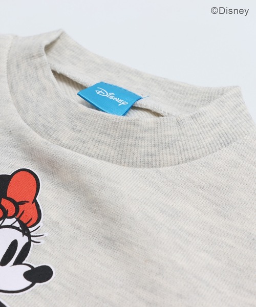 セール】〈ディズニー〉ミニーマウス/肩フリル裏毛トレーナー