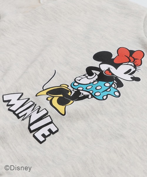 セール】〈ディズニー〉ミニーマウス/肩フリル裏毛トレーナー