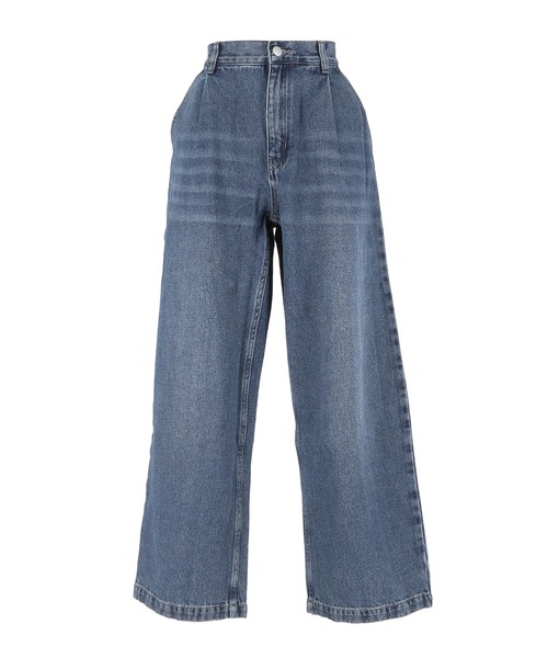 coca(coca)(コカ)の「タックデニムパンツ(デニムパンツ・レディース・ブラック/ブルー・S/M/L)」の20枚目の写真