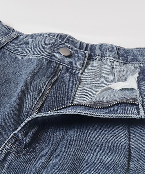 coca(coca)(コカ)の「タックデニムパンツ(デニムパンツ・レディース・ブラック/ブルー・S/M/L)」の16枚目の写真