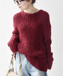 ローゲージニット」に該当するレッド/赤色系のファッション通販