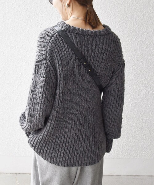 シップス エニィ（SHIPS any）/SHIPS any:〈手洗い可能〉ロービング ルーズ ニット プルオーバー セール】SHIPS any:〈手洗い可能〉ロービング ルーズ ニット プル