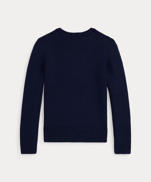 POLO RALPH LAUREN CHILDRENSWEAR(ポロ ラルフ ローレン チルドレンズウェア)の「Polo ベア クルーネック セーター(ニット/セーター・キッズ・ネイビー系1・L/XL/M/S)」の2枚目の写真
