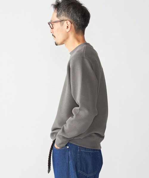 SHIPS(シップス)の「SHIPS: ジャカード ライト ロングスリーブ プルオーバー(Tシャツ/カットソー・メンズ・ホワイト/ネイビー/チャコールグレー・SMALL/MEDIUM/LARGE/X-LARGE)」の13枚目の写真