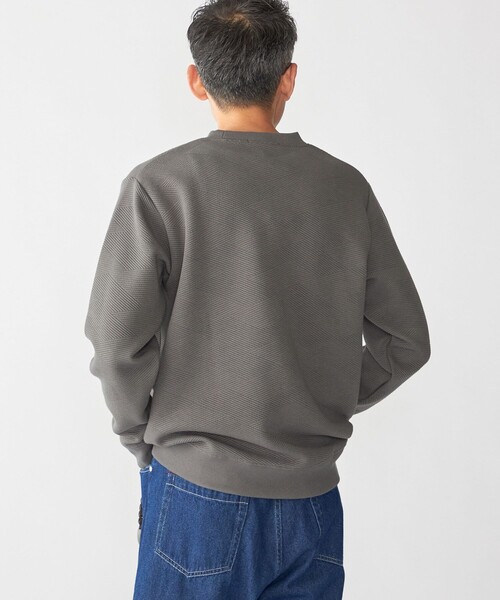 SHIPS(シップス)の「SHIPS: ジャカード ライト ロングスリーブ プルオーバー(Tシャツ/カットソー・メンズ・ホワイト/ネイビー/チャコールグレー・SMALL/MEDIUM/LARGE/X-LARGE)」の14枚目の写真