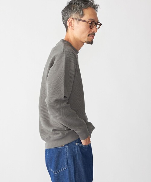 SHIPS(シップス)の「SHIPS: ジャカード ライト ロングスリーブ プルオーバー(Tシャツ/カットソー・メンズ・ホワイト/ネイビー/チャコールグレー・SMALL/MEDIUM/LARGE/X-LARGE)」の15枚目の写真