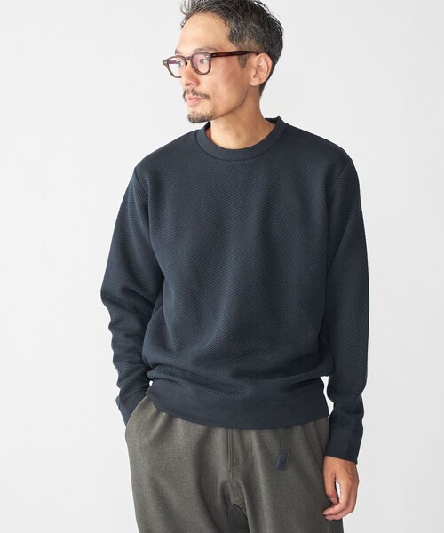 SHIPS(シップス)の「SHIPS: ジャカード ライト ロングスリーブ プルオーバー(Tシャツ/カットソー・メンズ・ホワイト/ネイビー/チャコールグレー・SMALL/MEDIUM/LARGE/X-LARGE)」の17枚目の写真