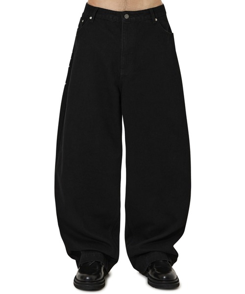 OY（オーワイ）の「『OY/オーワイ』SPRINKLE EMBROIDERY WIDE VOLUME PANTS/スプリンクルエンブロイダリー ワイドボリュームパンツ（その他パンツ・レディース・ブラック・M/L/S）」の2枚目の写真