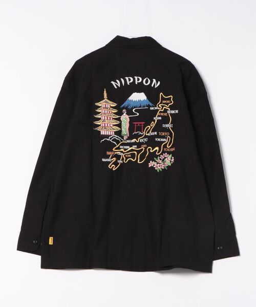SPIEWAK(スピーワック)の「ファティーグエンブロイダリーシャツ 長袖(シャツ/ブラウス・メンズ・ブラック/アーミー・MEDIUM/LARGE/X-LARGE)」の3枚目の写真