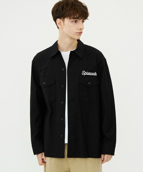 セール】ファティーグエンブロイダリーシャツ 長袖（シャツ/ブラウス