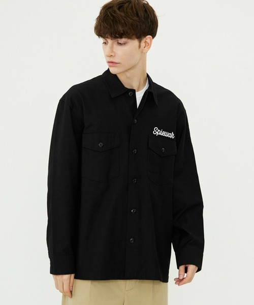 セール】ファティーグエンブロイダリーシャツ 長袖（シャツ/ブラウス