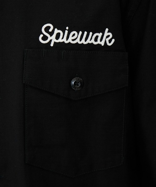 SPIEWAK(スピーワック)の「ファティーグエンブロイダリーシャツ 長袖(シャツ/ブラウス・メンズ・ブラック/アーミー・MEDIUM/LARGE/X-LARGE)」の17枚目の写真