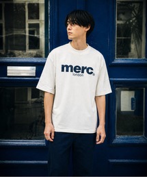 merc london（メルクロンドン）の「ｍerc london　2タイプ オーバル＆フロントロゴ ハーフスリーブTシャツ（Tシャツ/カットソー）」