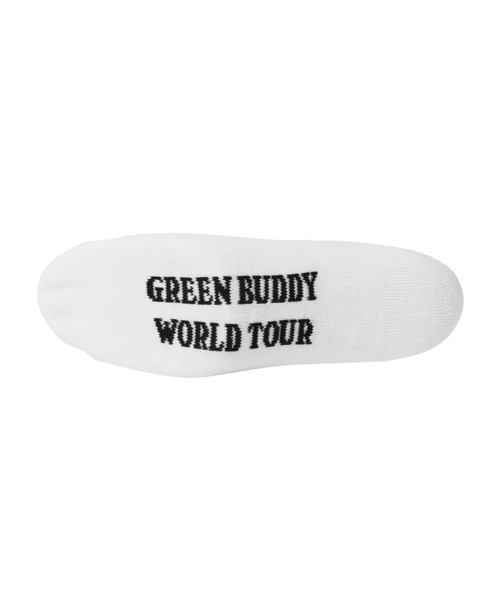 HUF(ハフ)の「GREEN BUDDY TOURIST SOCKS(ソックス/靴下・メンズ・ブラック/ホワイト・O/S)」の6枚目の写真