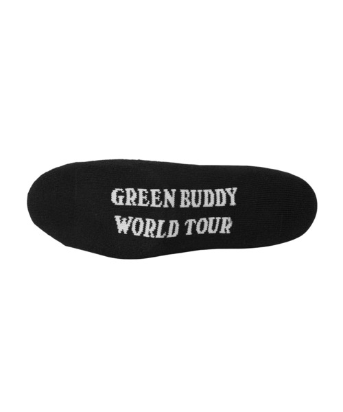 HUF(ハフ)の「GREEN BUDDY TOURIST SOCKS(ソックス/靴下・メンズ・ブラック/ホワイト・O/S)」の3枚目の写真